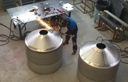 Herstellung eines Tanks mit Rührwerk und thermische Regulierung für die Nahrungsmittelindustrie