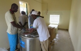 Solar-Milchsammelzentrum im Senegal