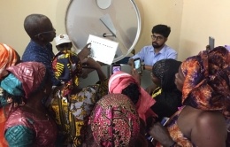Schulung im Solar-Milchsammelzentrum - Senegal