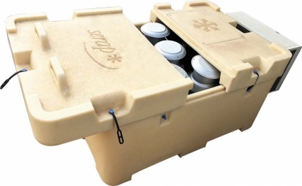 Eiswasser-K&uuml;hlanlage f&uuml;r Milchkanister