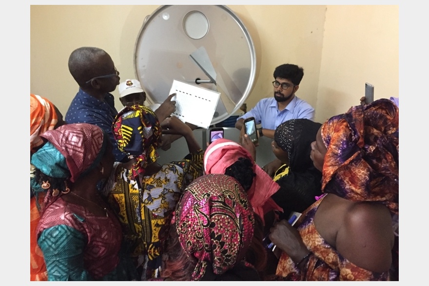 Schulung im Solar-Milchsammelzentrum - Senegal