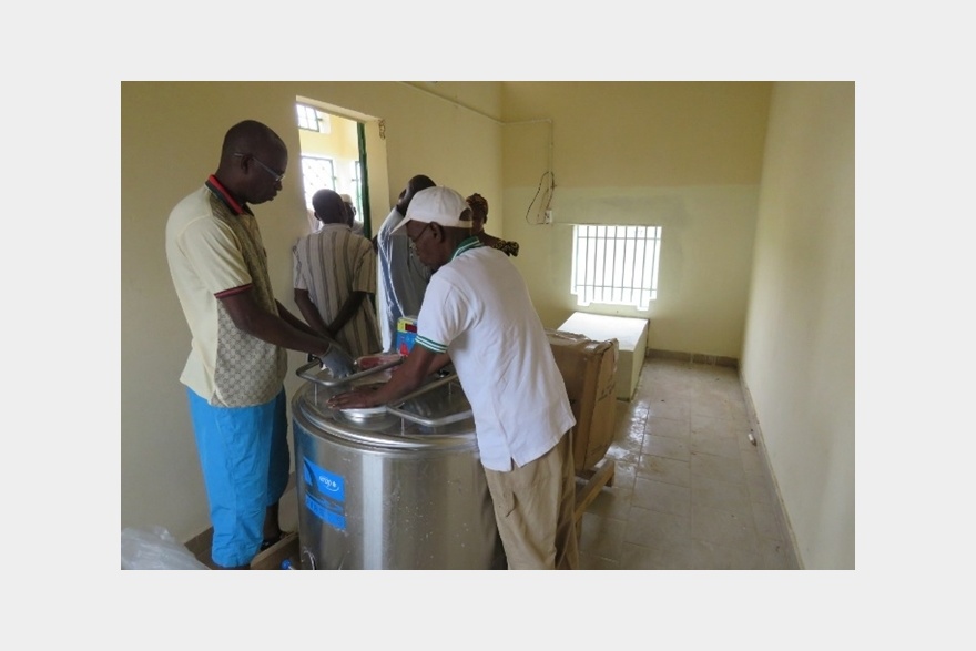 Solar-Milchsammelzentrum im Senegal